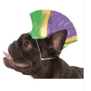Mardi Gras Wig Pet Costume Accessory
